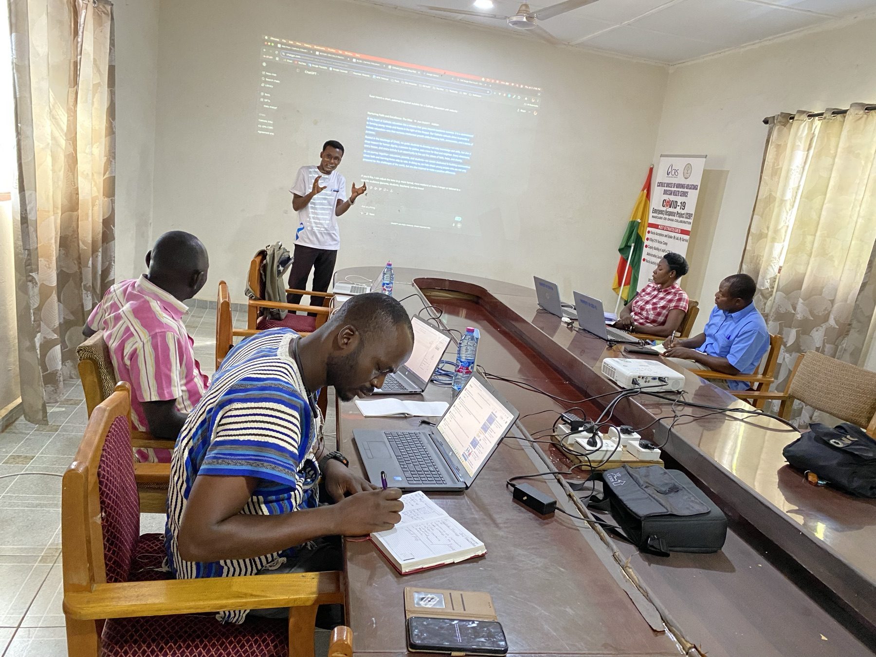AI and Website Management Training for the Catholic Education Unit of Navrongo-Bolgatanga Diocese